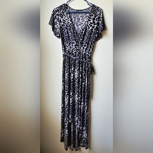 West Kei Leopard Print Dress in Grey, Women's size XS